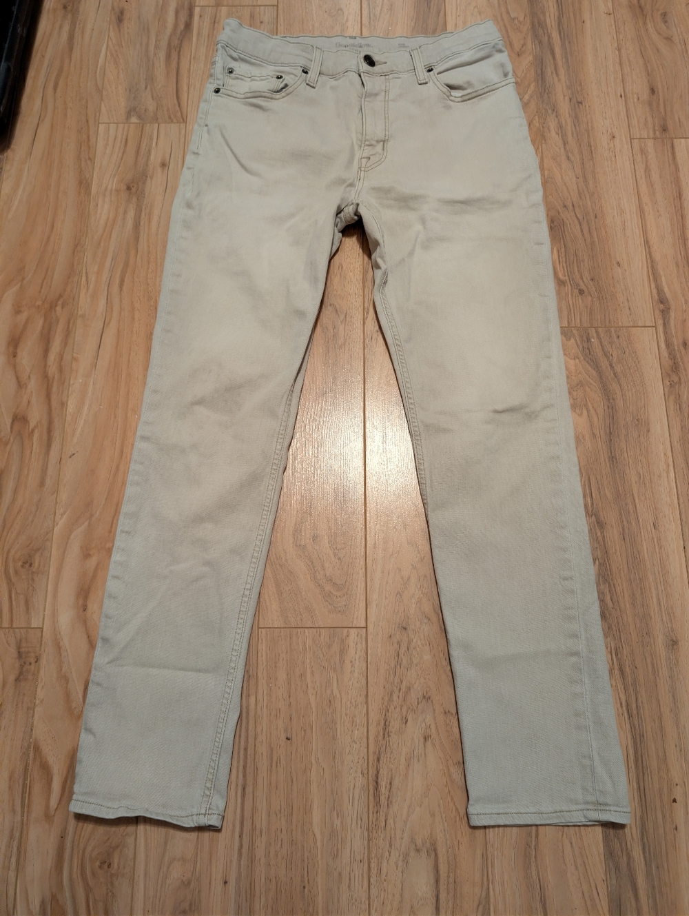 Goodfellow & Co Men’s Slim Fit Chino Pants 33x32 Khaki Stone